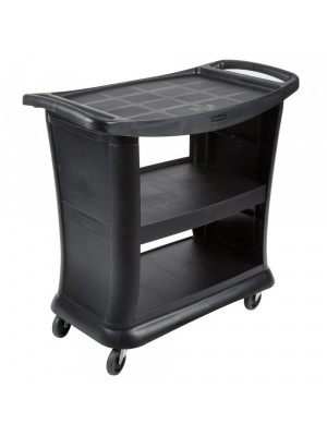 Carro de Serviço Executivo - Preto - Rubbermaid