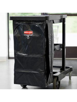 Bolsa em Vinil 128L com Zíper Alta Capacidade Rubbermaid-PRETO