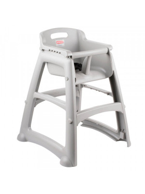  Assento Infantil Sturdy Chair (Cadeira de Alimentação Infantil)-CINZA Rubbermaid 