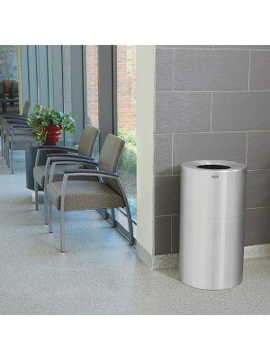 Lixeira Tampa Funil em Alumínio - Rubbermaid