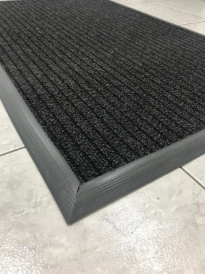 Tapete Nomad 3m Linha Acqua - 0,60 x 0,90 - Grafite com borda flex