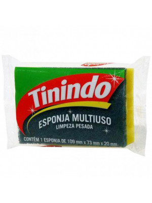 Esponja 3M de Limpeza Multiuso Tinindo para Limpeza Profissional –  Cx C/ 100 - 71 x 100mm